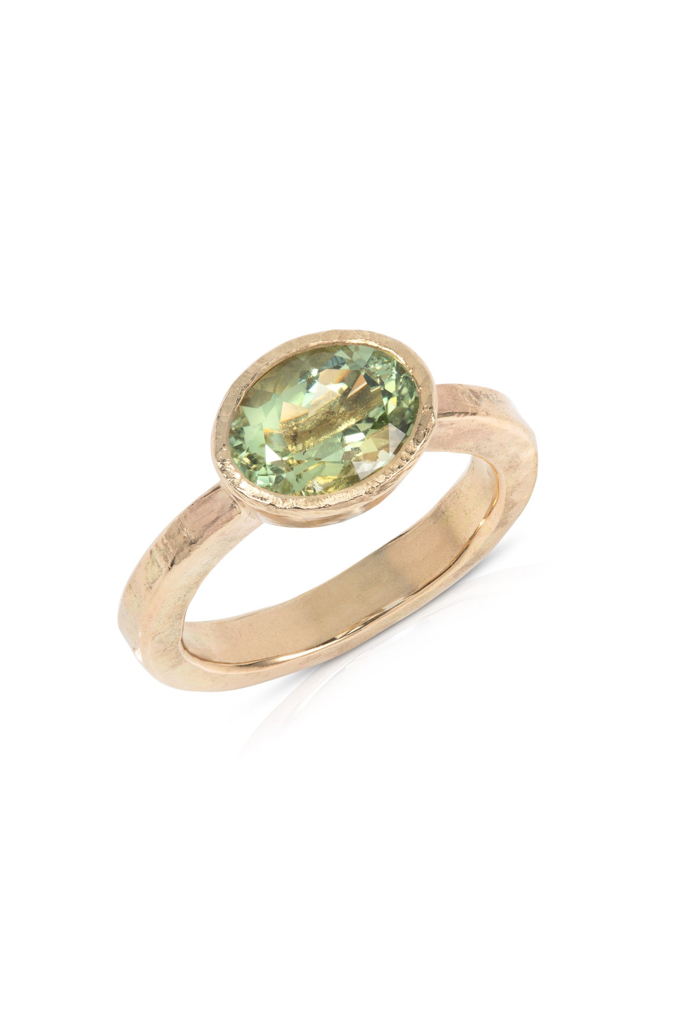 Colorful Gemstone & Diamond Ring White Gold
