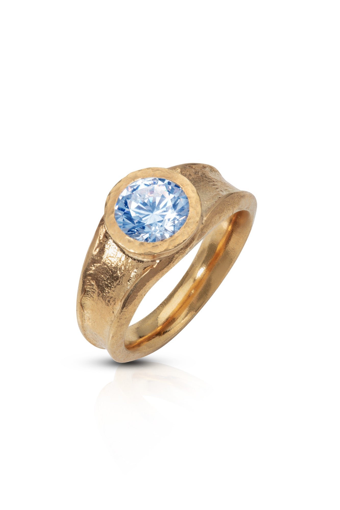 Honey Round Ring