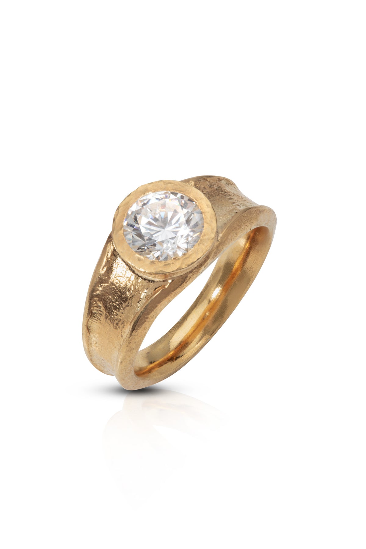 Honey Round Ring
