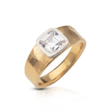 Honey Asscher Ring