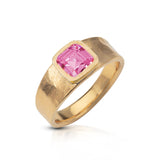 Honey Asscher Ring