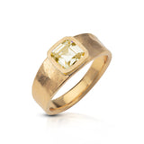 Honey Asscher Ring