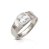 Honey Asscher Ring
