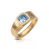 Honey Asscher Ring