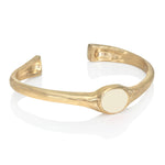 enamelled-gold-coloured-bangle-handmade-london-cream 