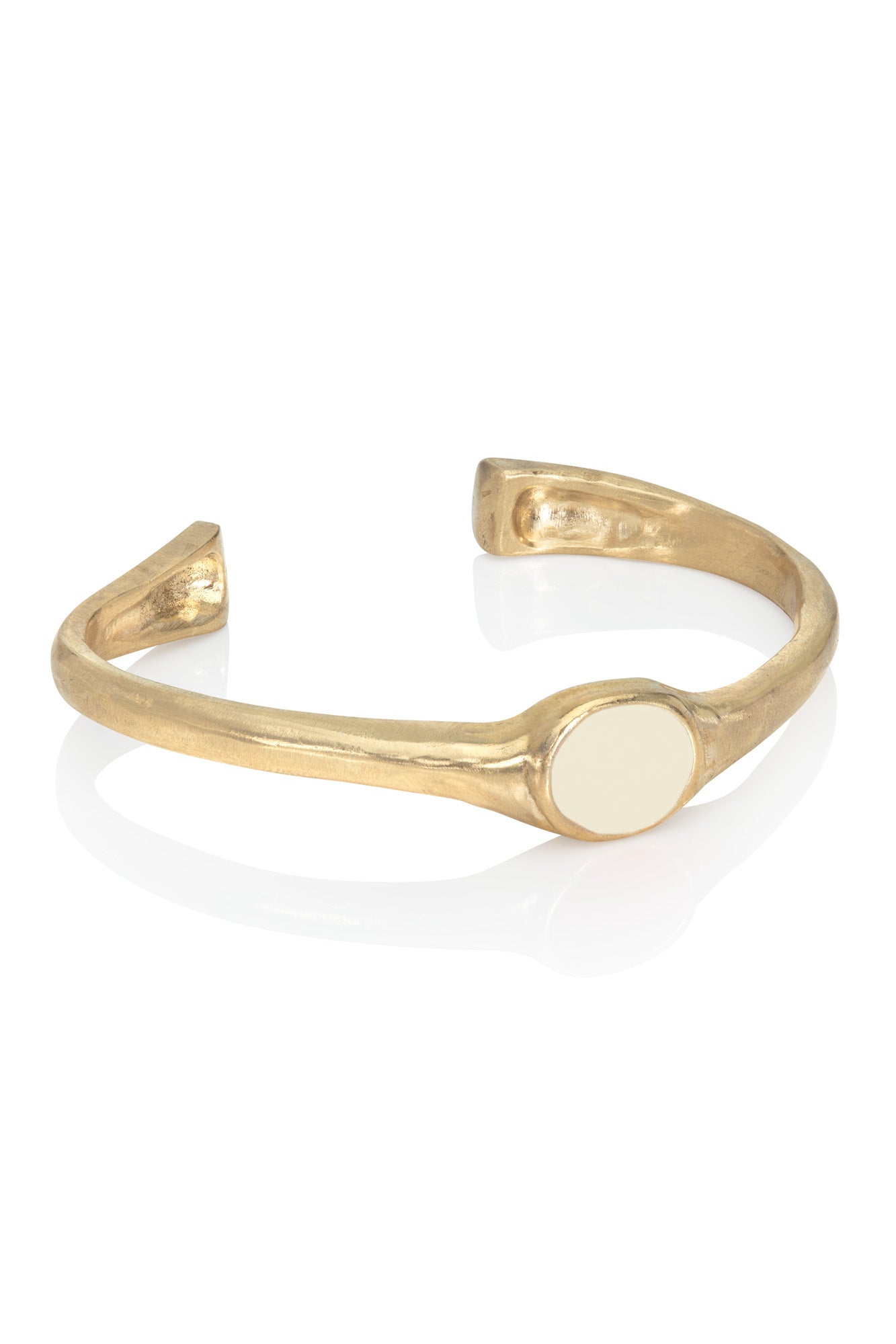 enamelled-gold-coloured-bangle-handmade-london-cream 