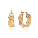 chunky-everyday-gold-vermeil-hoop