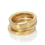 gold-vermeil-forged-stacking-rings-handmade-jewellery-london