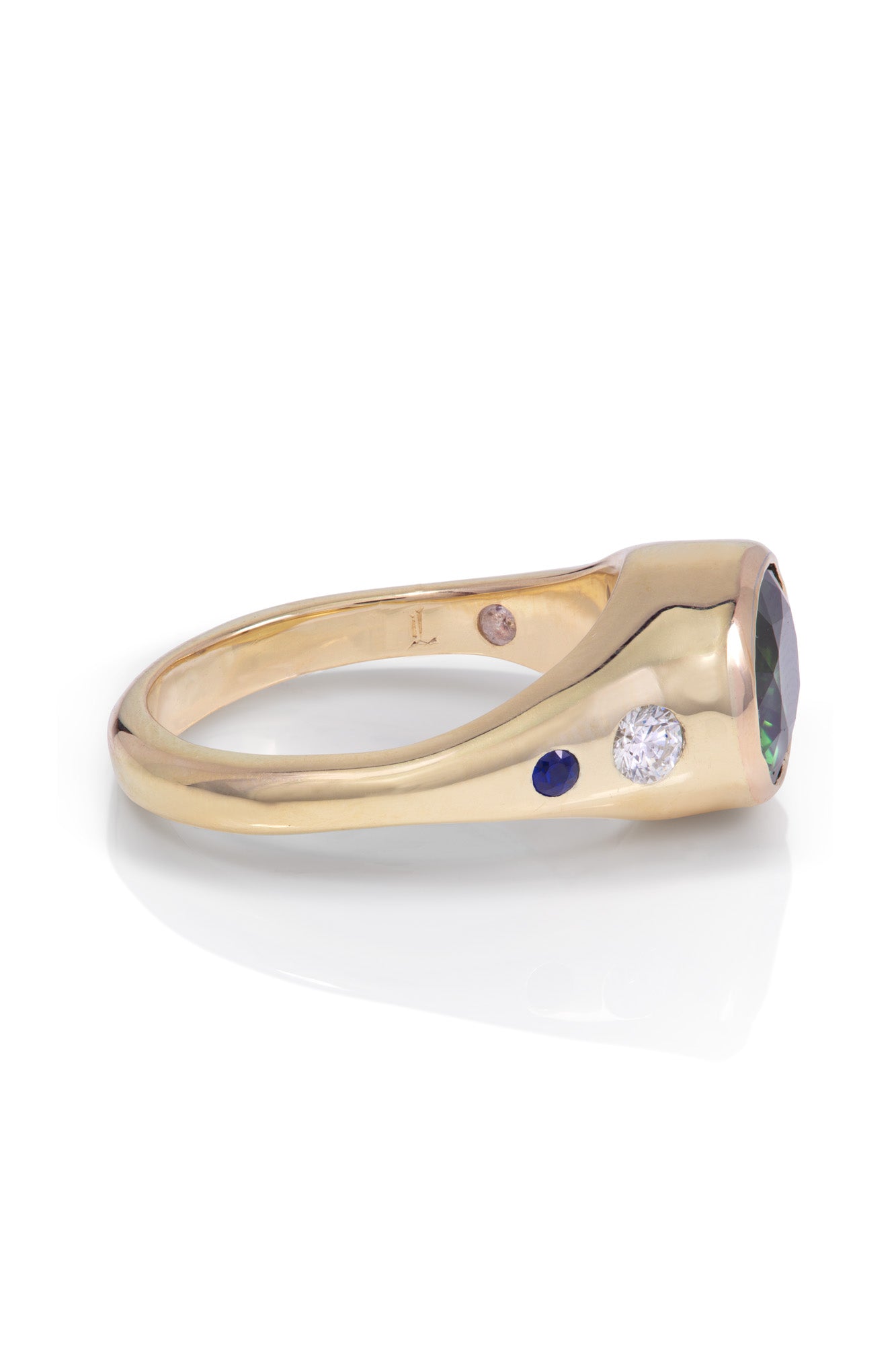 Bespoke Sapphire & Diamond Engagement Ring