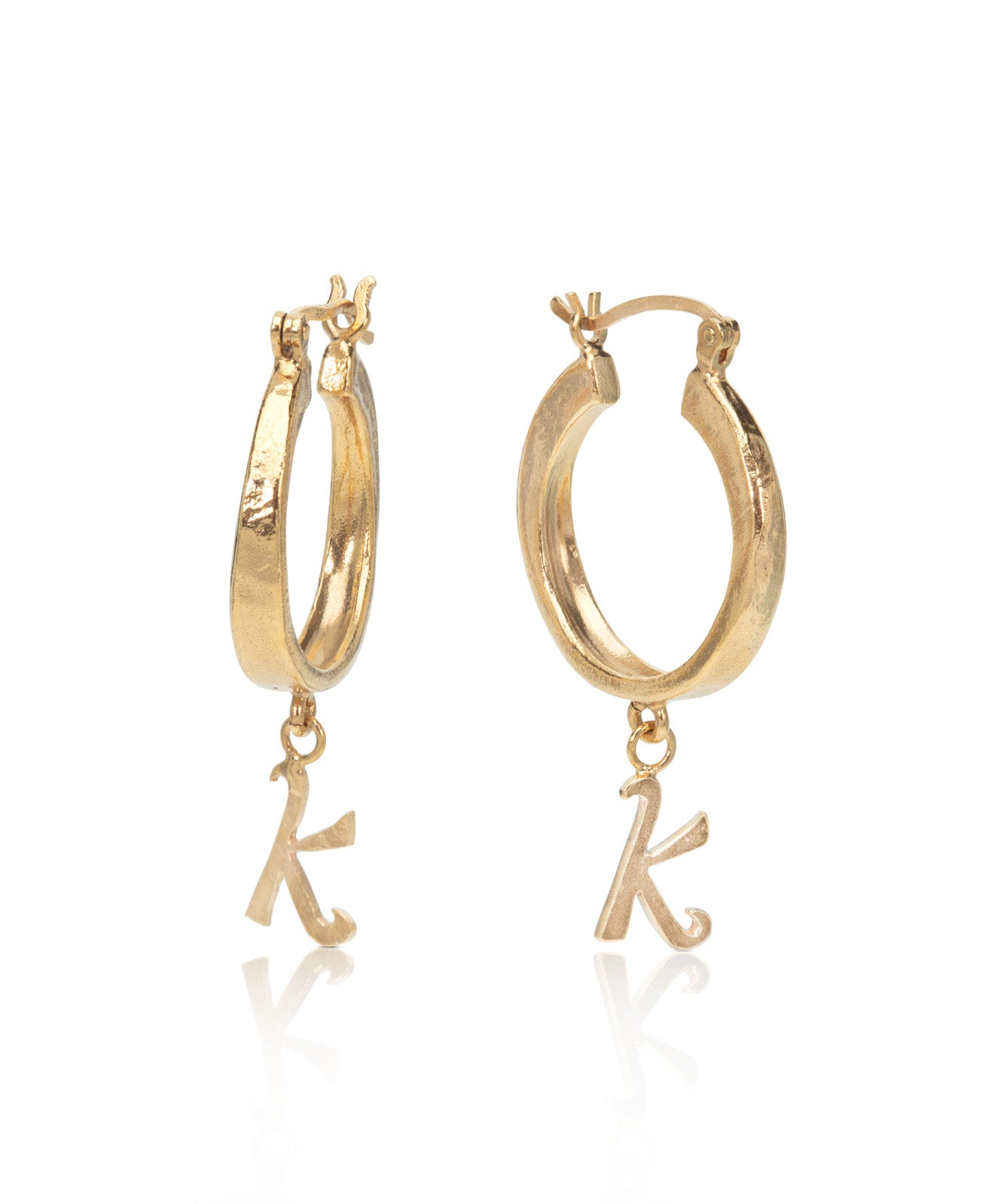 kitty-joyas-gold-letter-hoop-earrings