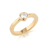 Forged KJ Diamond Ring
