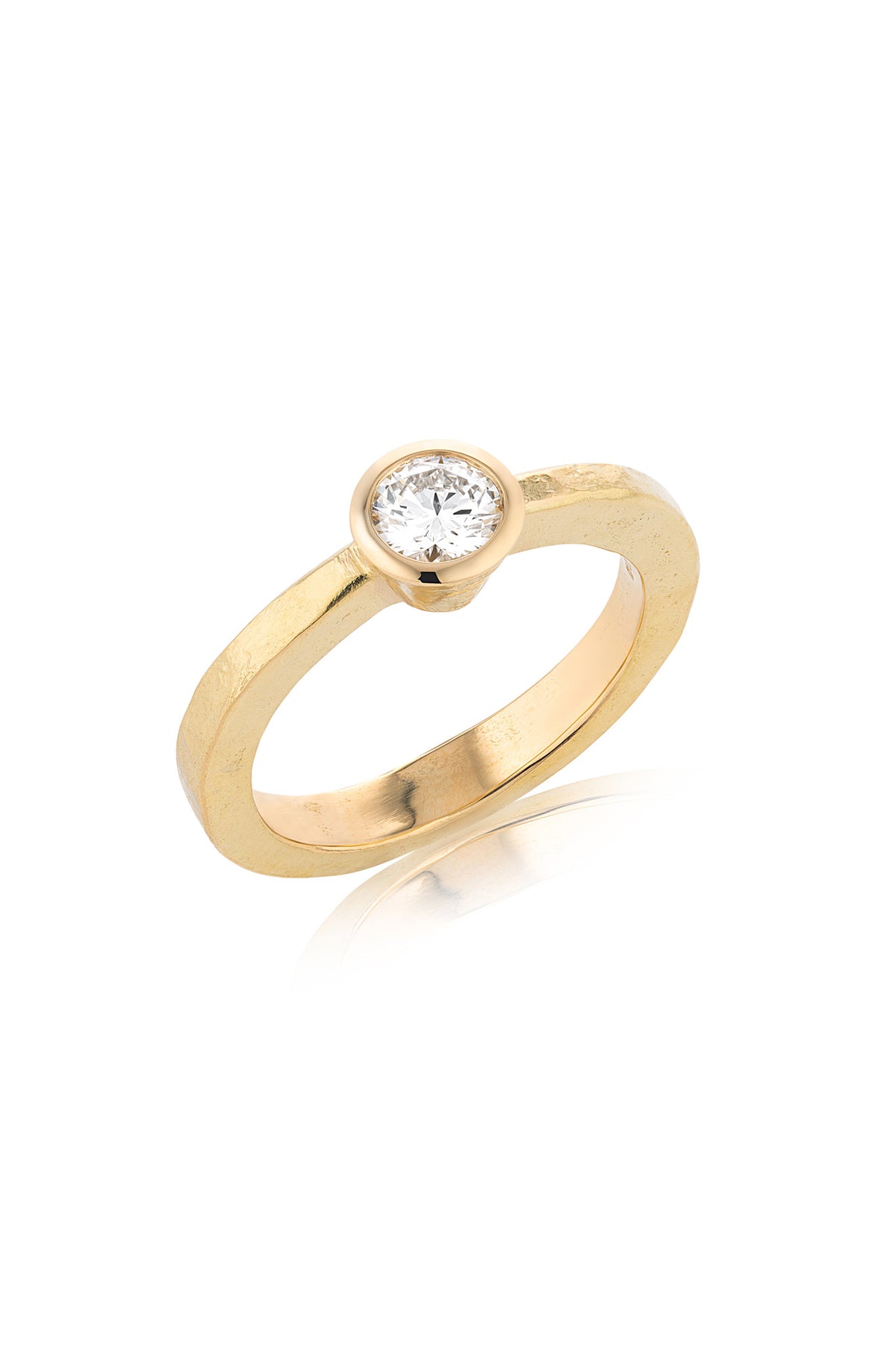Forged KJ Diamond Ring