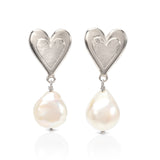 recycled-sterling-silver-heart-and-pearl-earrings