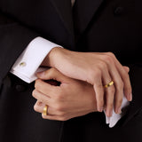 recycled-sterling-silver-mens-green-peridot-cufflinks