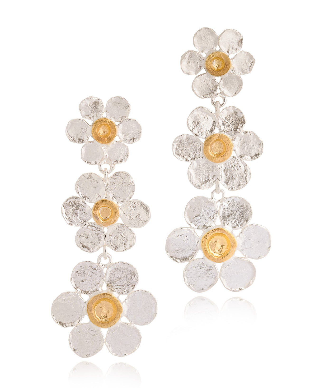 sterling-silver-gold-vermeil-flower-earrings