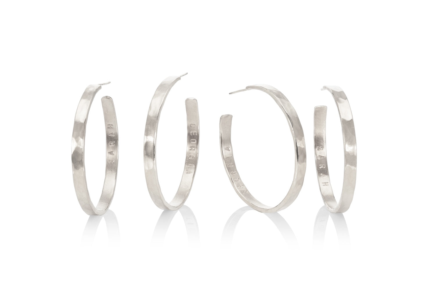 Personalised Signature Hoops (Large)