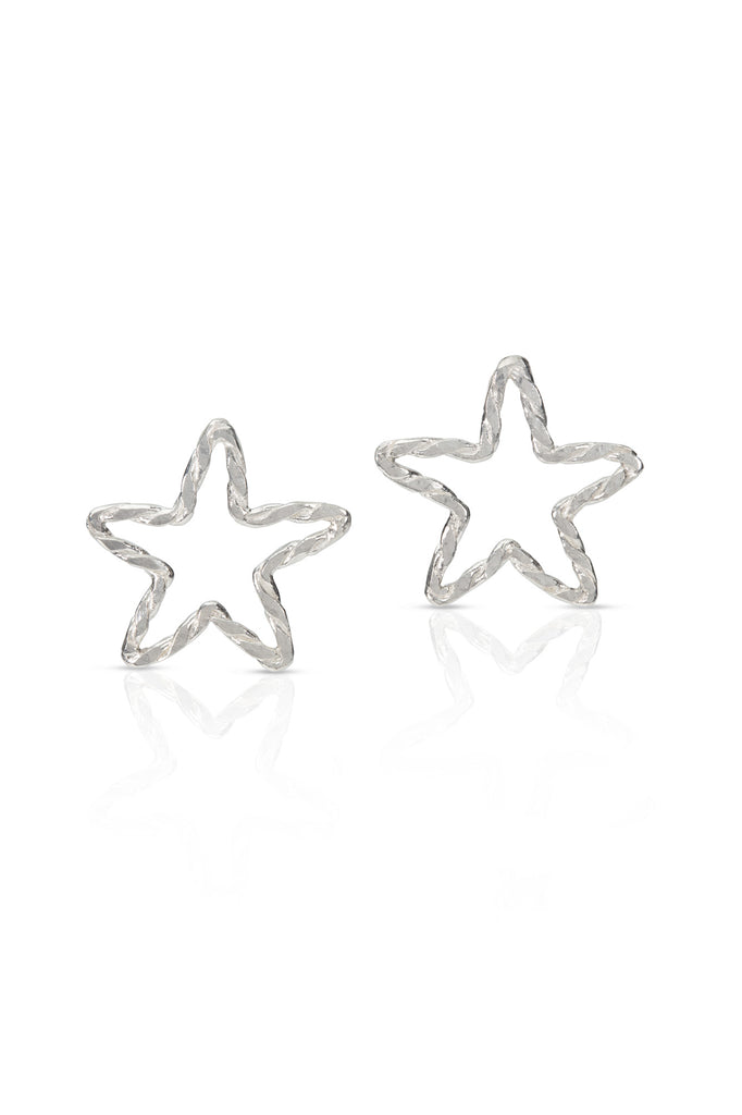 silver-star-stud-earring
