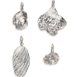 silver shell pendants