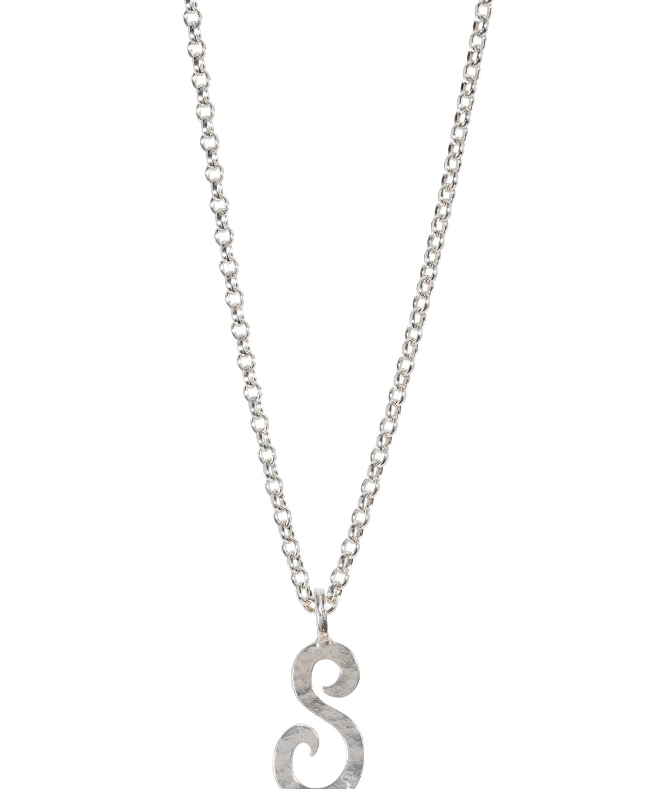 recycled-sterling-silver-initial-necklace-S