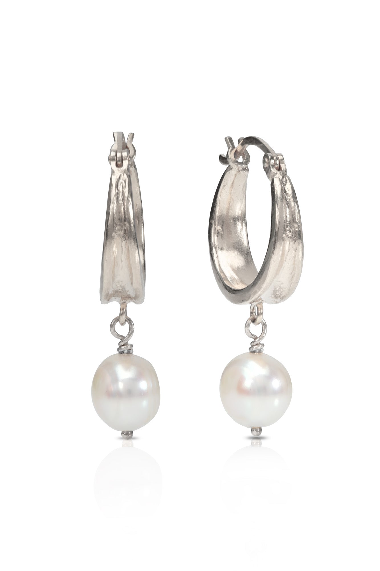 sterling-silver-pearl-hoop-earrings