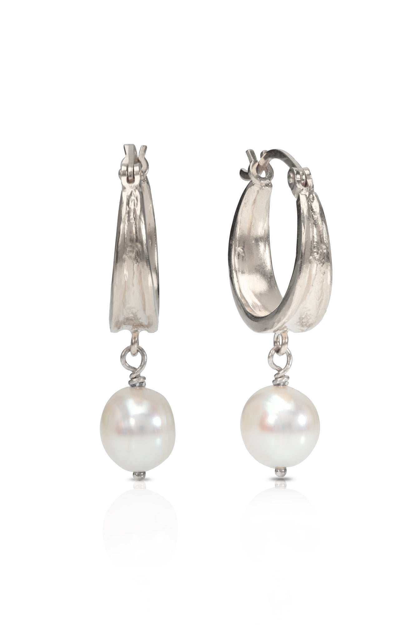 sterling-silver-pearl-hoop-earrings