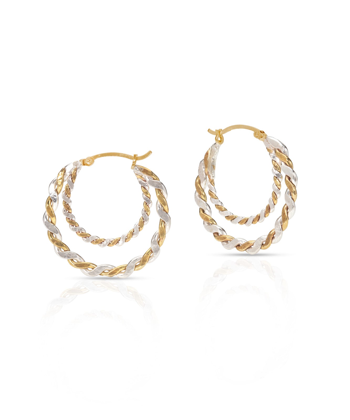 two-tone-gold-silver-twisted-hoop-earrings