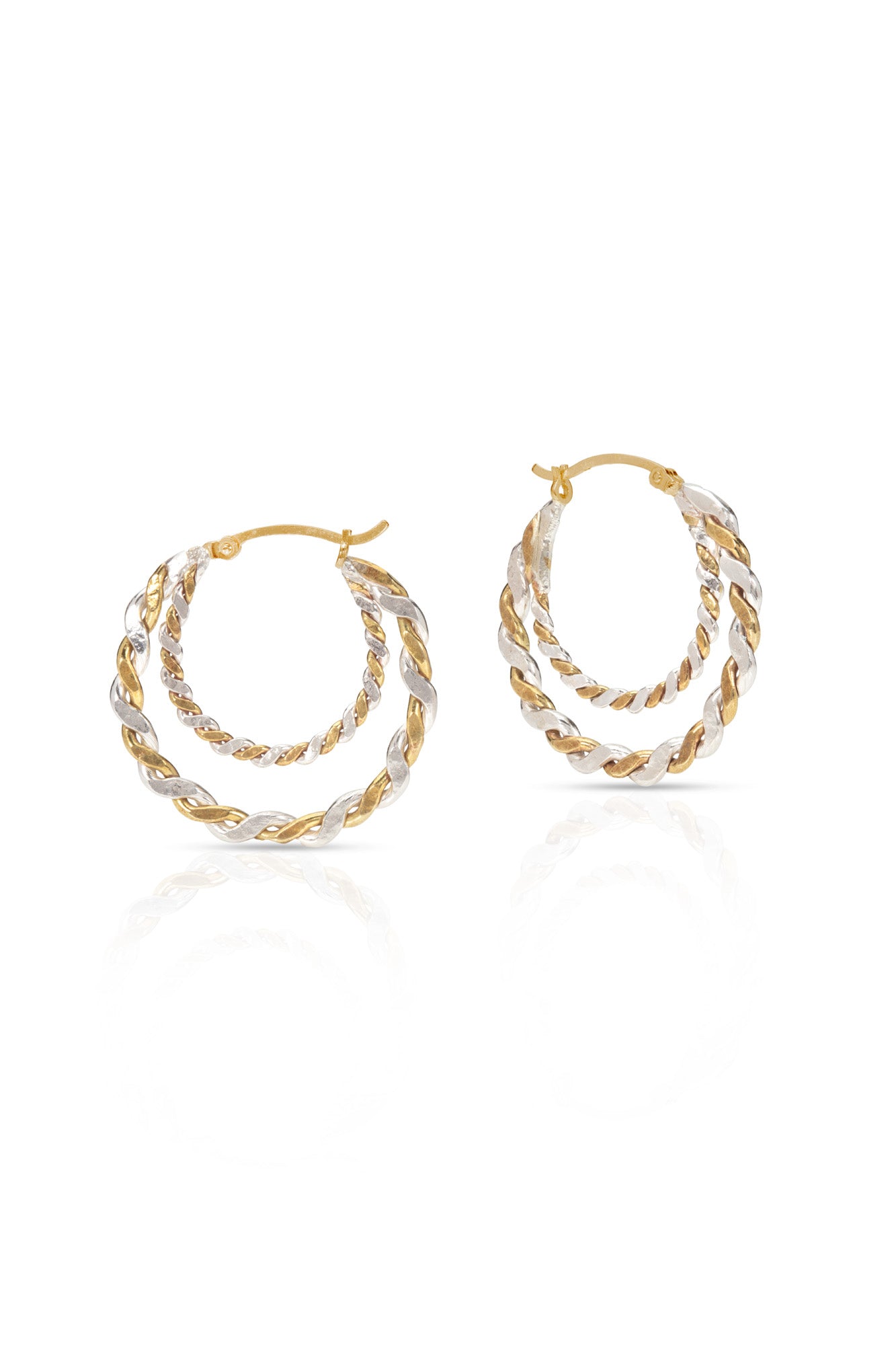 two-tone-gold-silver-twisted-hoop-earrings