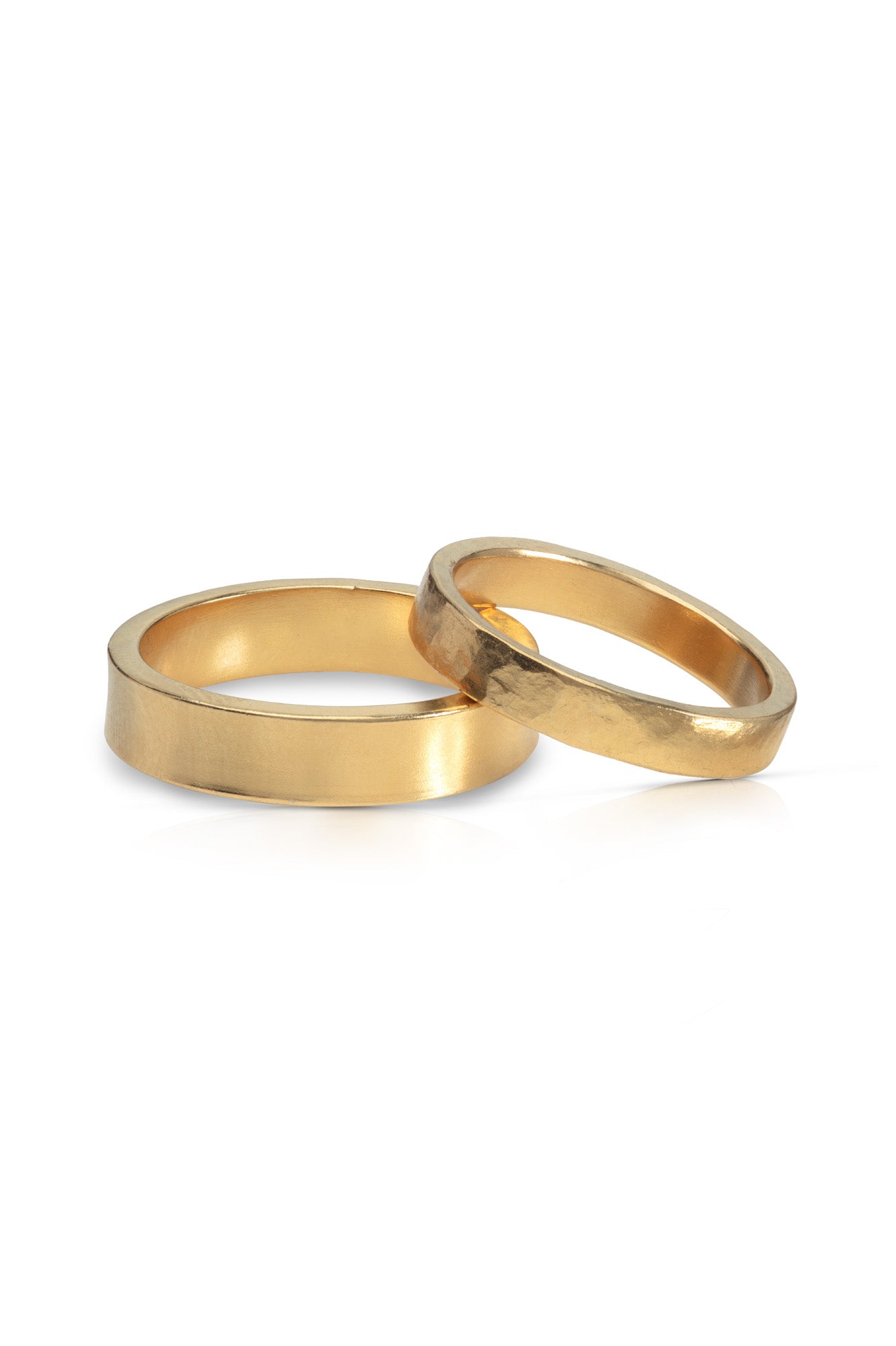 unisex-wedding-bands-solid-gold