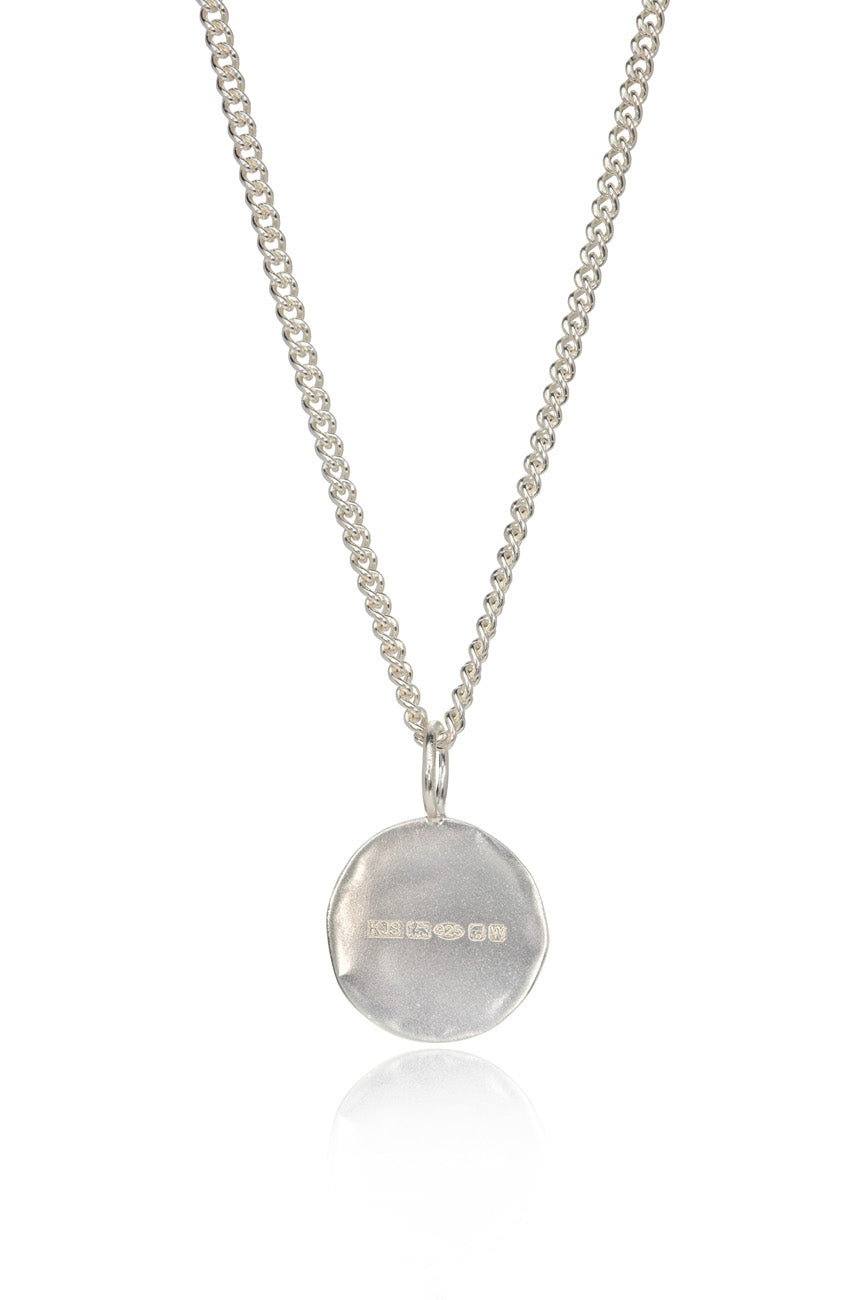Engraved Coin Pendant