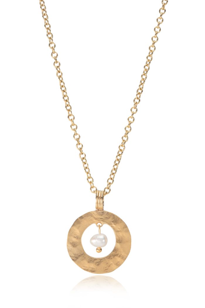 Pearl Kiss Necklace (9ct Gold)